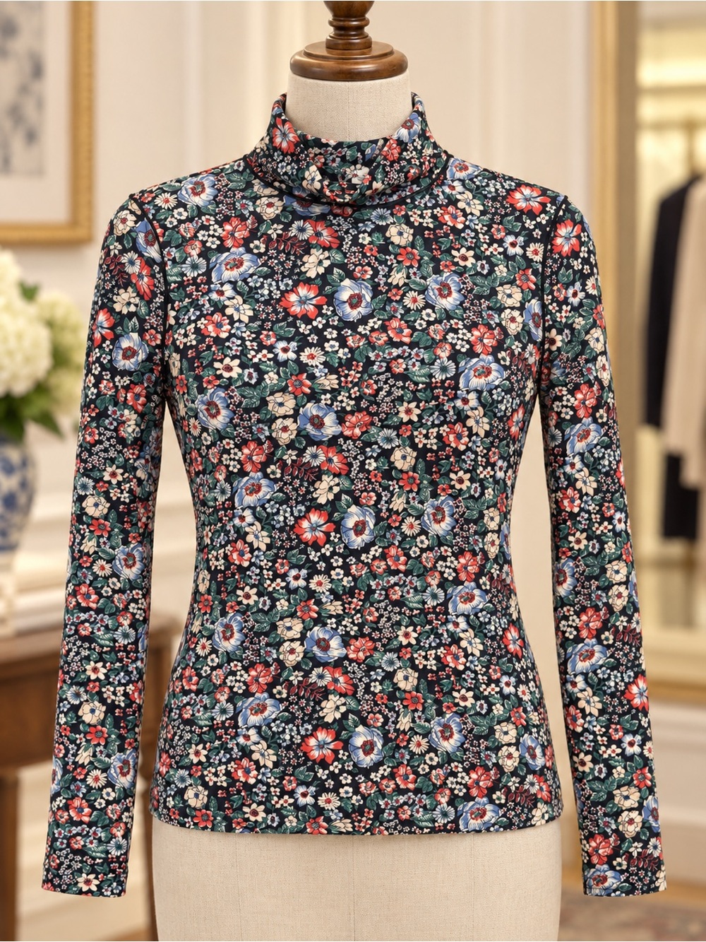 Hunter Bell Floral Long Sleeve Top - Multicolor lightweight sz S